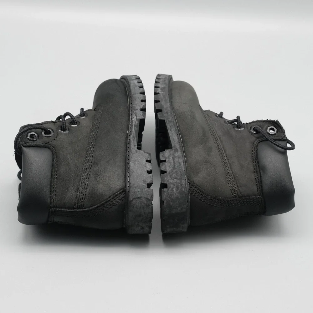 Timberland 6-Inch Boot Kids Toddler Size 7.5 Black‎ Waterproof Nubuck